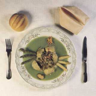cardillo con alcachofas y jamon iberico